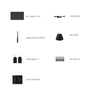 HUION Tablet graficzny Huion H1161 (WYPRZEDAŻ)