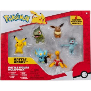 Jazwares Figurka Pokemon Figurki Bitewne 6-Pak Seria 8, figurki