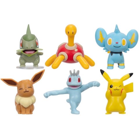 Jazwares Figurka Pokemon Figurki Bitewne 6-Pak Seria 8, figurki Jazwares Figurka Pokemon Figurki Bitewne 6-Pak Seria 8, figurki