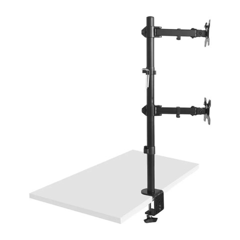 Maclean MACLEAN UCHWYT DO MONITORAMAX VESA 100X100, 13-27", 9KG, PODWÓJNY MC-967