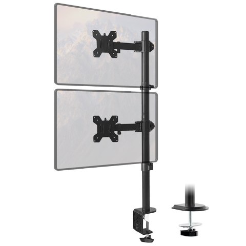Maclean MACLEAN UCHWYT DO MONITORAMAX VESA 100X100, 13-27", 9KG, PODWÓJNY MC-967