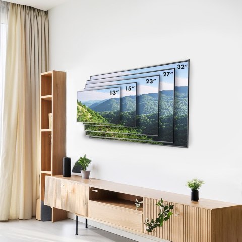 Maclean MACLEAN UCHWYT DO TELEWIZORA LUB MONITORA MAX. VESA 100X100, 13-32", 30KG, CZARNY MC-416 Maclean MACLEAN UCHWYT DO TELEWIZORA LUB MONITORA MAX. VESA 100X100, 13-32", 30KG, CZARNY MC-416
