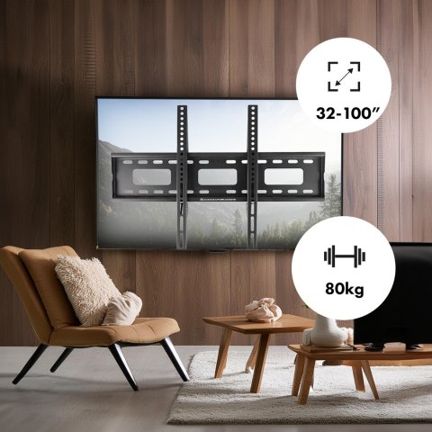 Maclean MACLEAN UCHWYT DO TV MAX VESA 600X400, 32-100", 80KG MC-419