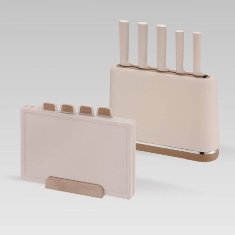 Maestro Zestaw noży i desek MR-1412-BEIGE MAESTRO Maestro Zestaw noży i desek MR-1412-BEIGE MAESTRO
