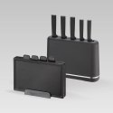Maestro Zestaw noży i desek MR-1412-BLACK MAESTRO