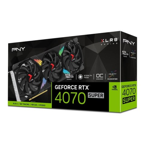 PNY Technologies Karta graf. PNY RTX 4070 SUPER 12GB XLR8 GAM VE. OC