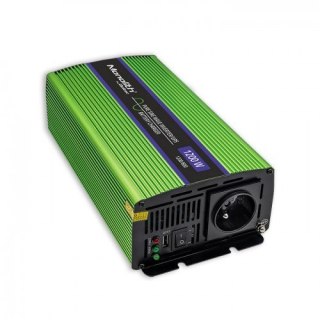 Qoltec QOLTEC PRZETWORNICA NAPIĘCIA MONOLITH | ŁADOWANIE BATERII | UPS | 600W | 1200W | 12V NA 230V | CZYSTY SINUS (WYPRZEDAŻ)