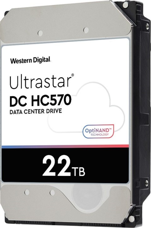 Western Digital Dysk serwerowy HDD Western Digital Ultrastar DC HC570 WUH722222ALE6L4 (22 TB; 3.5"; SATA) Western Digital Dysk serwerowy HDD Western Digital Ultrastar DC HC570 WUH722222ALE6L4 (22 TB; 3.5"; SATA)