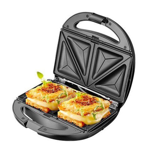 Adler Opiekacz do kanapek Adler AD 3040 (800W; kolor czarny) Adler Opiekacz do kanapek Adler AD 3040 (800W; kolor czarny)