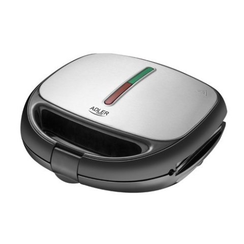 Adler Opiekacz do kanapek Adler AD 3040 (800W; kolor czarny) Adler Opiekacz do kanapek Adler AD 3040 (800W; kolor czarny)