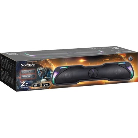 Defender DEFENDER GŁOŚNIK SOUNDBAR Z7 6W LED USB Defender DEFENDER GŁOŚNIK SOUNDBAR Z7 6W LED USB