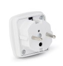 GEMBIRD Adapter GEMBIRD A-AC-UKEU-001 (Angielski F - PL (10A) M; kolor biały)