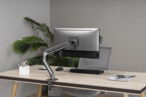 GEMBIRD GEMBIRD BIURKOWE REGULOWANE RAMIĘ/UCHWYT NA MONITOR 17-32, VESA 100X100MM, DO 9 KG, KOLOR SZARY GEMBIRD GEMBIRD BIURKOWE REGULOWANE RAMIĘ/UCHWYT NA MONITOR 17-32, VESA 100X100MM, DO 9 KG, KOLOR SZARY