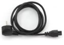 GEMBIRD GEMBIRD KABEL ZASILAJĄCY DO NOTEBOOKA KONICZYNKA CEE 7/7 -> C5 (3 PIN) VDE 3M, CZARNY