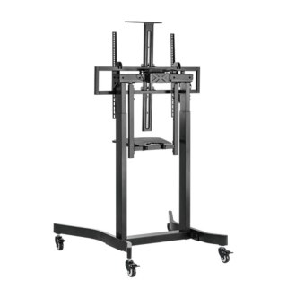 GEMBIRD GEMBIRD STOJAK POD TELEWIZOR REGULACJĄ WYSOKOŚCI MOBILNY, NA KÓŁKACH, 55"-100"