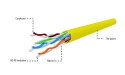 GEMBIRD GEMBIRD UTP KABEL DRUT KAT 5E CCA 305M ŻÓŁTY AWG24