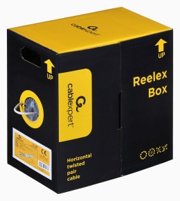 GEMBIRD Kabel FTP GEMBIRD FPC-5004E-SOL (F/UTP - F/UTP ; FTP; 305m; kat. 5e; kolor szary)