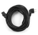 GEMBIRD Kabel GEMBIRD PC-186-VDE-10M (C13 / IEC C13 / IEC 320 C13 - Schuko ; 10m; kolor czarny) GEMBIRD Kabel GEMBIRD PC-186-VDE-10M (C13 / IEC C13 / IEC 320 C13 - Schuko ; 10m; kolor czarny)