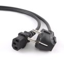 GEMBIRD Kabel GEMBIRD PC-186-VDE-3M (C13 / IEC C13 / IEC 320 C13 - Schuko ; 3m; kolor czarny)