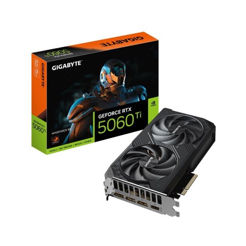 Gigabyte Karta graficzna Gigabyte GeForce RTX 5060 Ti WINDFORCE 8GB Gigabyte Karta graficzna Gigabyte GeForce RTX 5060 Ti WINDFORCE 8GB