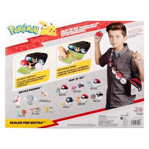 Jazwares Pokemon Bandoliera Eevee Seria 5, figurka Jazwares Pokemon Bandoliera Eevee Seria 5, figurka