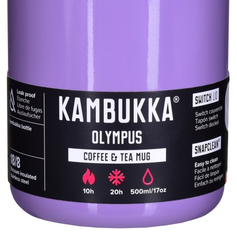 Kambukka Kambukka kubek termiczny Olympus 500ml - Violet Kambukka Kambukka kubek termiczny Olympus 500ml - Violet