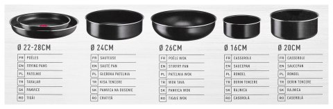 Tefal Zestaw garnków TEFAL Ingenio Easy Cook Clean 13ele. (WYPRZEDAŻ) Tefal Zestaw garnków TEFAL Ingenio Easy Cook Clean 13ele. (WYPRZEDAŻ)