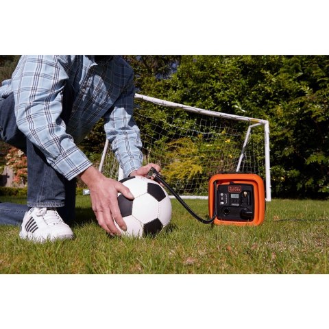 BLACK+DECKER Kompresor powietrza do samochodu BLACK+DECKER Automotive ASI400-XJ