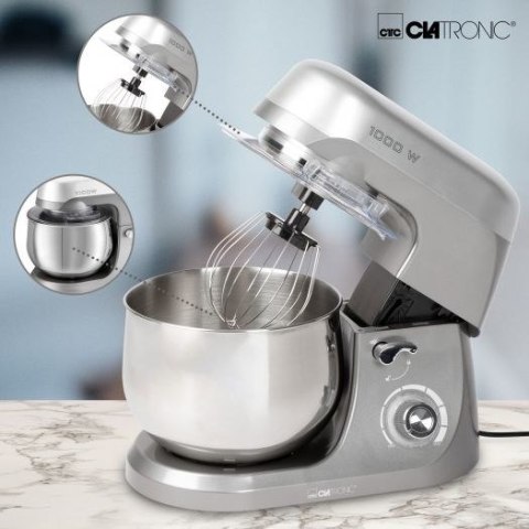 Clatronic Robot kuchenny Clatronic KM 3709 (1000W) szary (WYPRZEDAŻ) Clatronic Robot kuchenny Clatronic KM 3709 (1000W) szary (WYPRZEDAŻ)