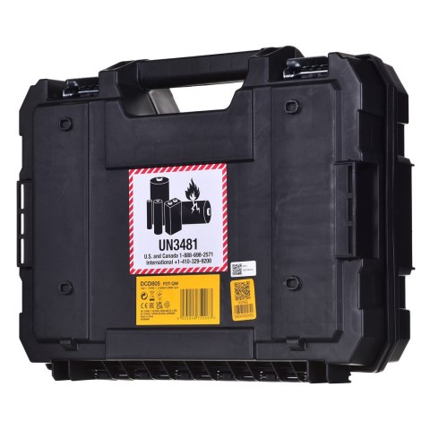 DeWalt Wiertarko-wkrętarka 18V 2x5,0Ah BL TSTAK DCD805P2T DeWalt Wiertarko-wkrętarka 18V 2x5,0Ah BL TSTAK DCD805P2T