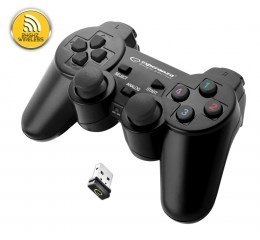 Esperanza Gamepad bezprzewodowy Esperanza EGG108K (PC, PS3; kolor czarny)