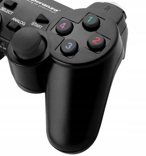 Esperanza Gamepad bezprzewodowy Esperanza EGG108K (PC, PS3; kolor czarny) Esperanza Gamepad bezprzewodowy Esperanza EGG108K (PC, PS3; kolor czarny)