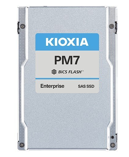KIOXIA Dysk SSD Kioxia PM7-R 3.84TB 2.5" (15mm) SAS 24Gb/s KPM7VRUG3T84 (DWPD 1) SED KIOXIA Dysk SSD Kioxia PM7-R 3.84TB 2.5" (15mm) SAS 24Gb/s KPM7VRUG3T84 (DWPD 1) SED