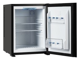 MPM Bezszmerowy minibar termoelektryczny MPM-30-MBS-06/L z szklanym frontem czarny