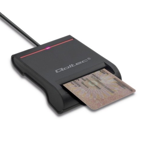Qoltec QOLTEC INTELIGENTNY CZYTNIK KART CHIPOWYCH ID USB 2.0 | PLUG&PLAY Qoltec QOLTEC INTELIGENTNY CZYTNIK KART CHIPOWYCH ID USB 2.0 | PLUG&PLAY