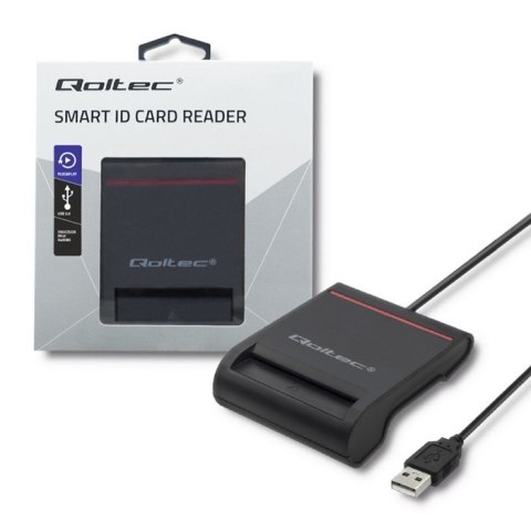 Qoltec QOLTEC INTELIGENTNY CZYTNIK KART CHIPOWYCH ID USB 2.0 | PLUG&PLAY Qoltec QOLTEC INTELIGENTNY CZYTNIK KART CHIPOWYCH ID USB 2.0 | PLUG&PLAY