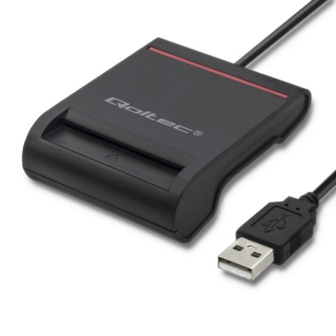 Qoltec QOLTEC INTELIGENTNY CZYTNIK KART CHIPOWYCH ID USB 2.0 | PLUG&PLAY Qoltec QOLTEC INTELIGENTNY CZYTNIK KART CHIPOWYCH ID USB 2.0 | PLUG&PLAY