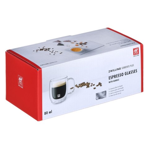 ZWILLING Szklanki do espresso ZWILLING Sorrento 2x80 ml 39500-110-0 ZWILLING Szklanki do espresso ZWILLING Sorrento 2x80 ml 39500-110-0