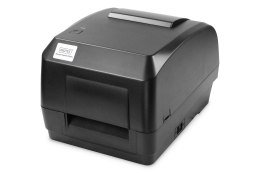 DIGITUS DIGITUS DRUKARKA TERMICZNA DO ETYKIET 300DPI MAX. 104MM USB 2.0 SERIAL LAN MICROSD CZARNA DA-81021