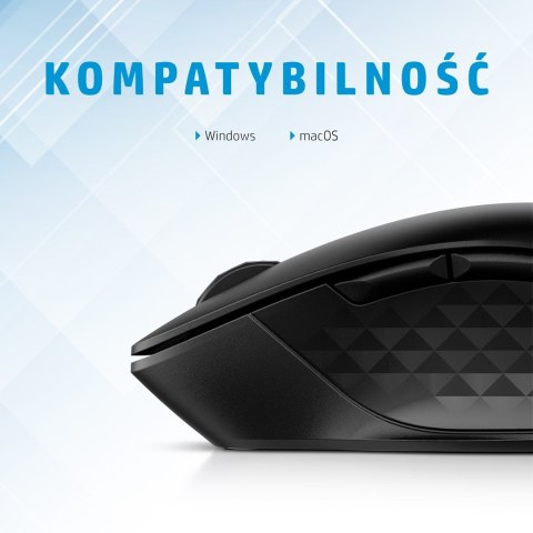Hewlett-Packard Mysz HP 430 Multi-Device Wireless Mouse Black bezprzewodowa czarna 3B4Q2AA Hewlett-Packard Mysz HP 430 Multi-Device Wireless Mouse Black bezprzewodowa czarna 3B4Q2AA