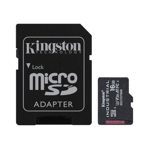 Kingston KINGSTON microSDHC 16GB Industrial C10 A1 pSLC Card Kingston KINGSTON microSDHC 16GB Industrial C10 A1 pSLC Card