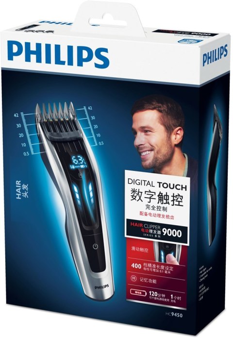 Philips Maszynka do strzyżenia Philips HC9450/15 (kolor czarny) (WYPRZEDAŻ)