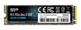 Silicon Power Dysk SSD Silicon Power A60 256GB M.2 PCIe NVMe Gen3x4 TLC 2100/1200 MB/s (SP256GBP34A60M28)