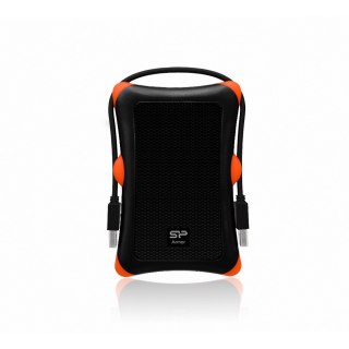 Silicon Power Dysk zewnętrzny HDD Silicon Power Armor A30 (1TB; 2.5"; USB 3.2; 5400 obr/min; Orange-Black; SP010TBPHDA30S3K)