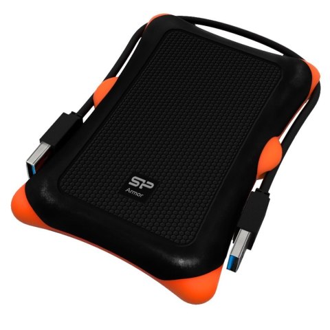 Silicon Power Dysk zewnętrzny HDD Silicon Power Armor A30 (1TB; 2.5"; USB 3.2; 5400 obr/min; Orange-Black; SP010TBPHDA30S3K) Silicon Power Dysk zewnętrzny HDD Silicon Power Armor A30 (1TB; 2.5"; USB 3.2; 5400 obr/min; Orange-Black; SP010TBPHDA30S3K)