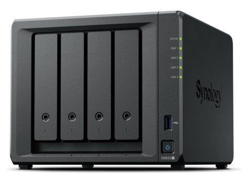 Synology NAS Synology DS925+; Tower; 4x (3.5" SATA HDD); AMD Ryzer V1500B; 4 GB DDR4 ECC SODIMM (max. 32GB) Synology NAS Synology DS925+; Tower; 4x (3.5" SATA HDD); AMD Ryzer V1500B; 4 GB DDR4 ECC SODIMM (max. 32GB)