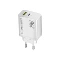 Esperanza ESPERANZA ŁADOWARKA SIECIOWA 20W USB-C PD 20W / USB-A QC 3.0 18W BIAŁA EZC105W