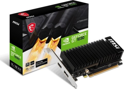MSI Karta graf. MSI GeForce GT 1030 4GHD4 LP OC MSI Karta graf. MSI GeForce GT 1030 4GHD4 LP OC
