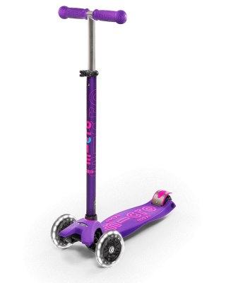 Micro Micro Hulajnoga Maxi Deluxe LED Purple (WYPRZEDAŻ)