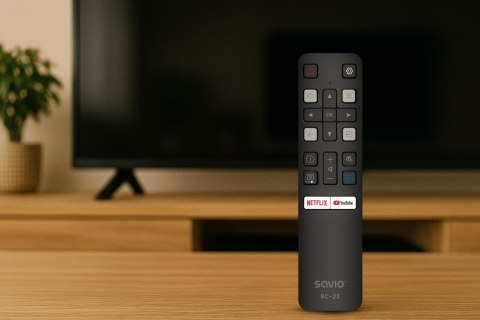 SAVIO SAVIO PILOT UNIWERSALNY/ZAMIENNIK DO TV TCL-SMART TV RC-23 SAVIO SAVIO PILOT UNIWERSALNY/ZAMIENNIK DO TV TCL-SMART TV RC-23